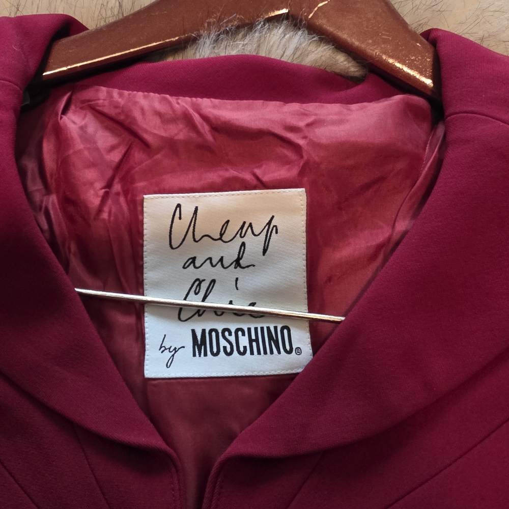 Moschino Cheap and Chic Women's Red Suit